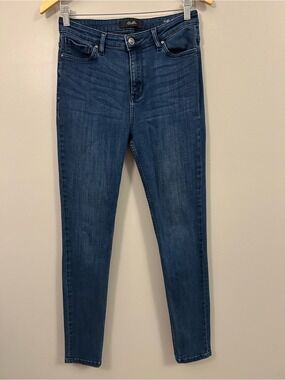Dish High-Rise Dark Blue Skinny Jeans for Women Size 29 x 31